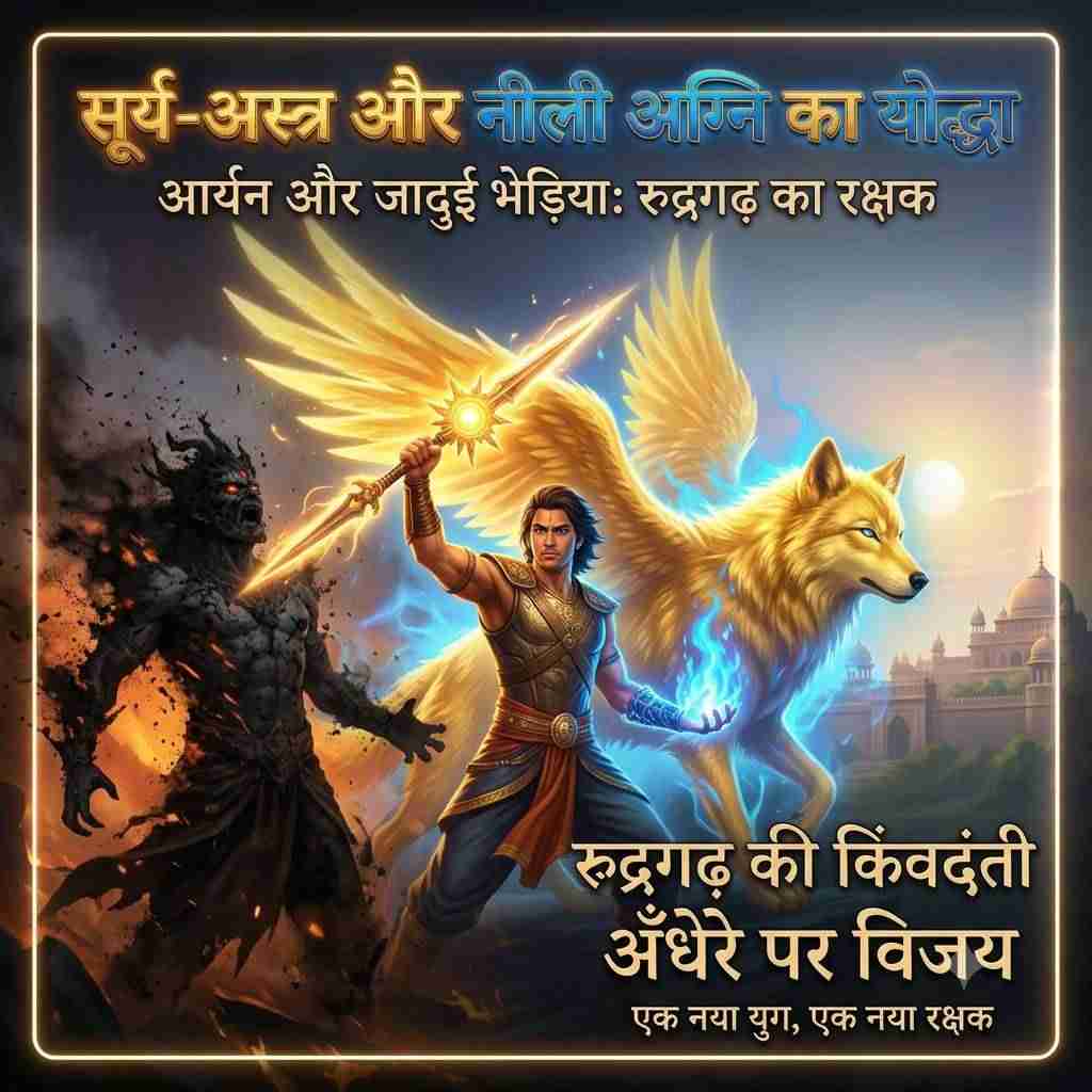 **"सूर्य-अस्त्र और नीली अग्नि का योद्धा"**